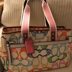 Coach Signature Scribble Purse